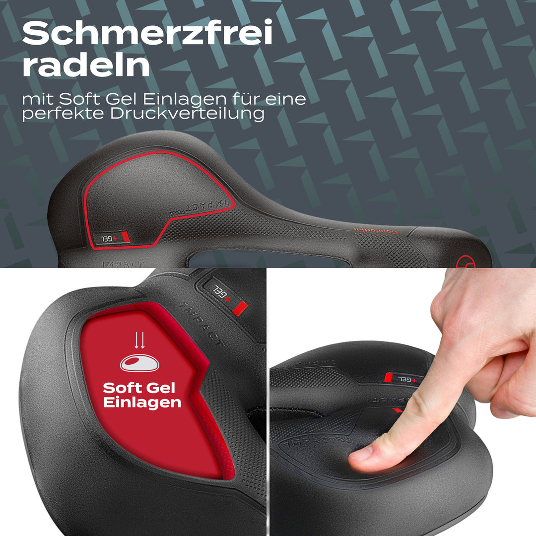 fahrradsattel herren schmerzfrei Impact ComfortFit