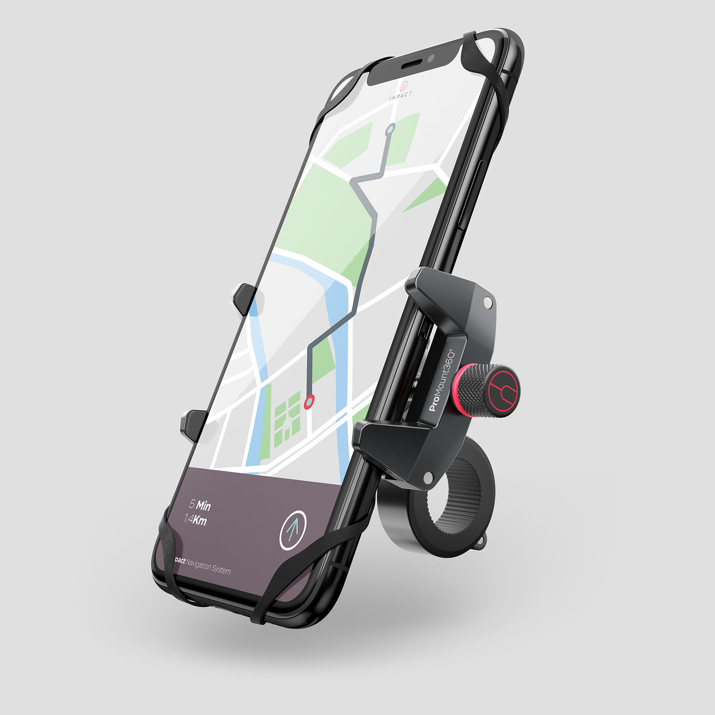 Smartphone-Halterung ProMount360 - sicheres Navigieren auf dem